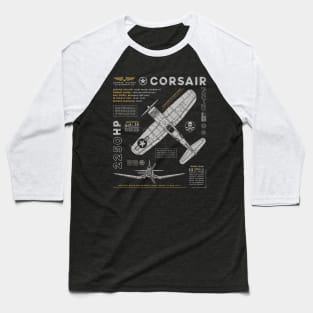F4U Corsair Baseball T-Shirt